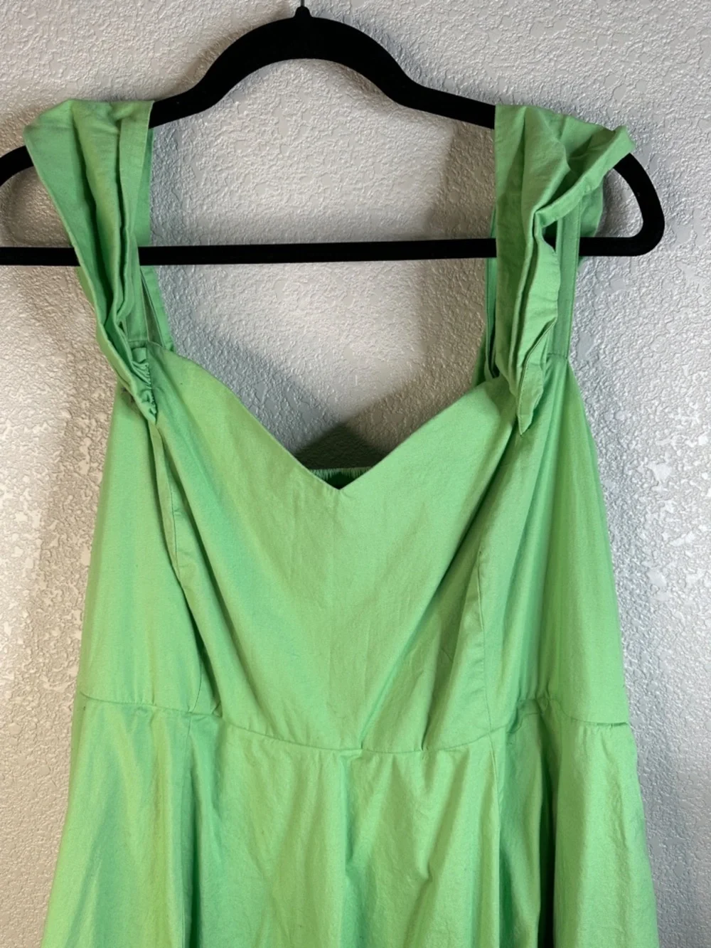 Disney‎ Green Tinkerbell Fit & Flair Cold Shoulder Flowy Dress Size 2X